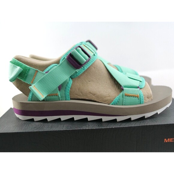 Merrell Alpine‎ Strap Sandals Shoes In Mint Green Womens Size 11 J003564 - Picture 1 of 14